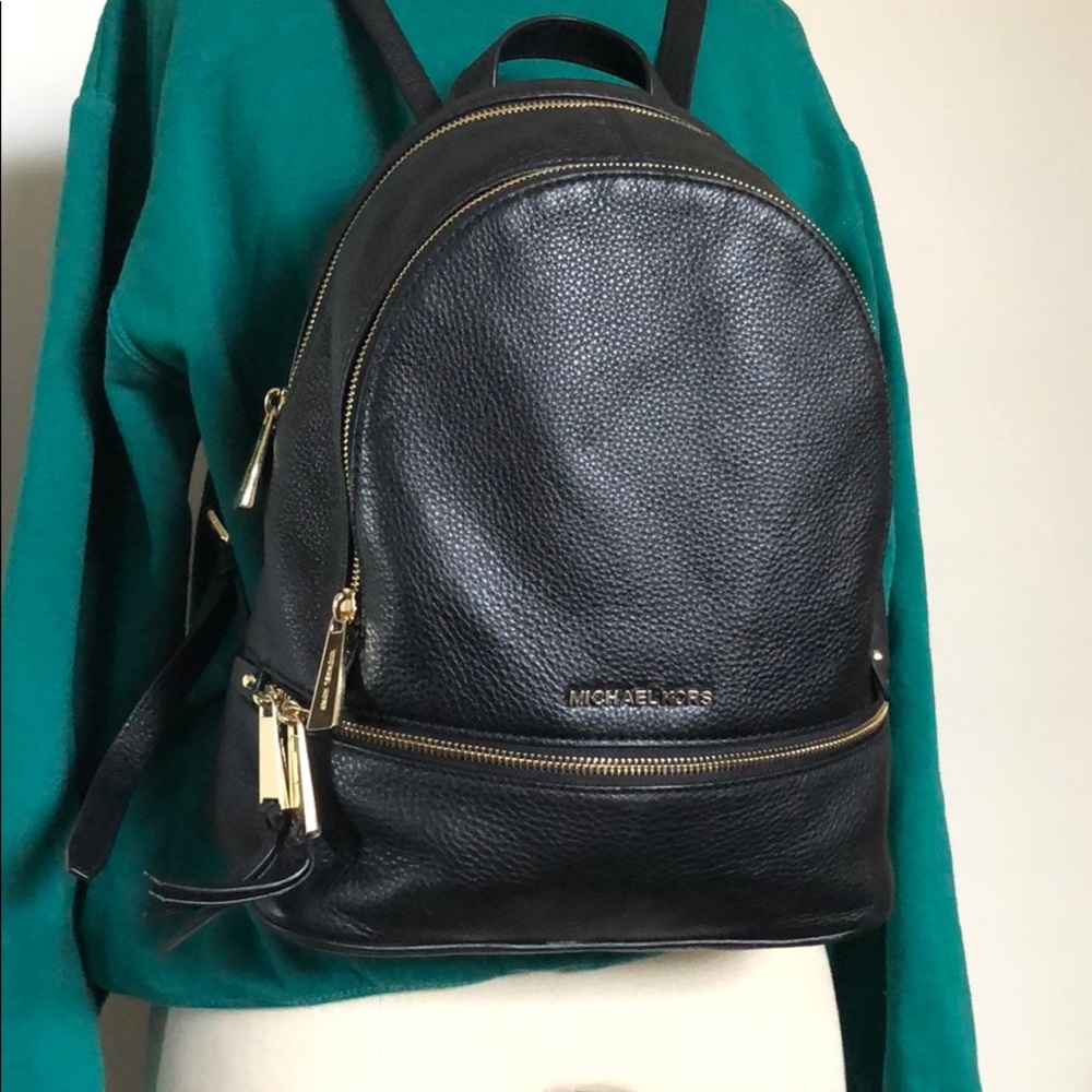 Michael Kors rhea large leather backpack